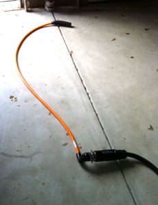 Adapter Splayed Out on Garage Floor